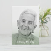 Sage Trendy Transparency Effect Funeral Dear Ones (Staand voorkant)