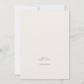 Sage Tuin Bruidsmeisje Voorstel Uitnodiging Kaart (Achterkant)