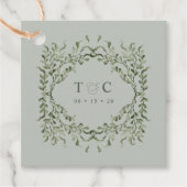 Sage Tuin Cadeau Label Bruiloft Feest Favorieten L (Voorkant)