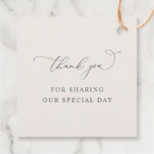 Sage Tuin Cadeau Label Bruiloft Feest Favorieten L (Achterkant)