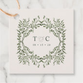 Sage Tuin Cadeau Label Bruiloft Feest Favorieten L (Voorkant)