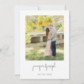 Sage | TuinFloral Photo Wedding Kaart (Achterkant)