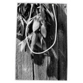 Sage van Barn-wood Grayscale, vers gesneden Medium Cadeauzakje (Achterkant)