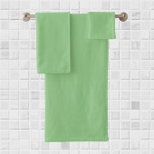 Sage: vaste, uniforme kleur bad handdoek