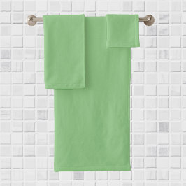 Sage: vaste, uniforme kleur bad handdoek