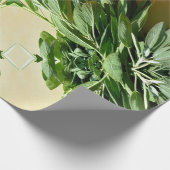 Sage, vers gesneden cadeaupapier (Hoek)