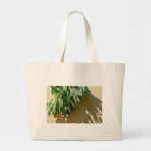 Sage, vers gesneden grote tote bag (Voorkant)