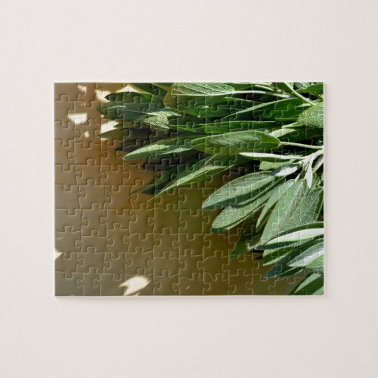 Sage, vers gesneden legpuzzel (Horizontaal)