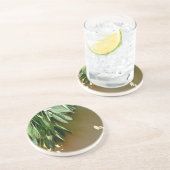 Sage, vers gesneden zandsteen onderzetter (Zijkant)