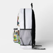 SAGE VINDT ZOMER Print Cut Naaizak Bedrukte Rugzak (Rechts)