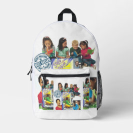 SAGE VINDT ZOMER Print Cut Naaizak Bedrukte Rugzak