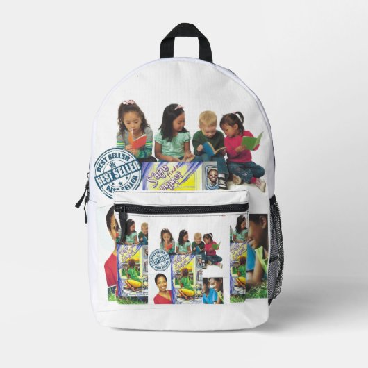 SAGE VINDT ZOMER Print Cut Naaizak Bedrukte Rugzak (Voorkant)