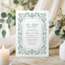 Sage Vintage Botanische Bloemstuk De Nacht Voor