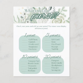 Sage Vrijgezellenfeest Game - Wat zit er in je tas