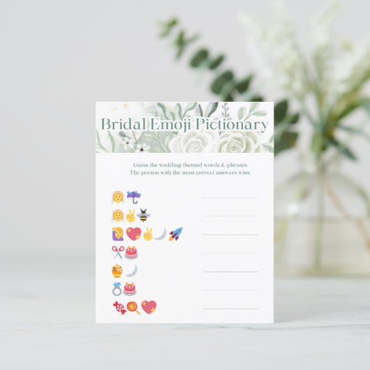 Sage Vrijgezellenfeest Spel - Emoji Pictionary (Staand voorkant)