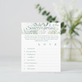 Sage Vrijgezellenfeest Spel - Scattergories (Staand voorkant)