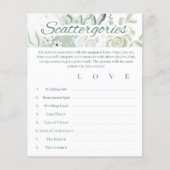 Sage Vrijgezellenfeest Spel - Scattergories (Voorkant)