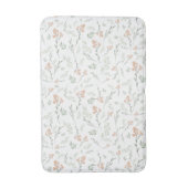 Sage Watercolor Wildflower Floral Badmat (Voorkant Verticaal)