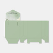 Sage Whisper Botanical Bedankdoosjes (Uitgevouwen)