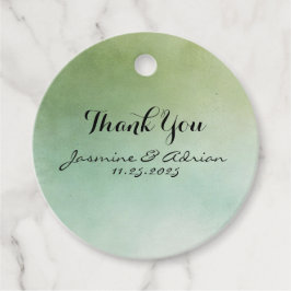 Sage Whisper Botanical  Bedankjes Labels