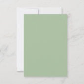 Sage Whisper Botanical Save the Date Cards (Achterkant)