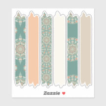 Sage & Zand Retro Cheer Mandala Patterns Planner