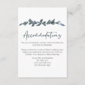 Sage Zilver Groen Bloemen Bruiloft Behuizing Kaart (Voorkant)