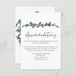 Sage Zilver Groen Bloemen Bruiloft Behuizing Kaart