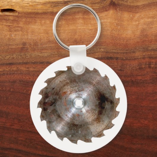 Sägeblatt zaagblad sleutelhanger (Voorkant)