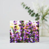 sagebloem briefkaart (Staand voorkant)