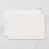 Sagegroen & Linnen QR Code Boho Minimalist  RSVP Kaartje (Achterkant)