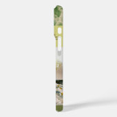 Sagegroene bloemige mooie trendy telefoonhoes Case-Mate iPhone case (Achterkant / Links)