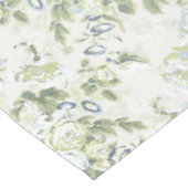 Sagegroene Engelse Chintz Tafelkleed, Koolroos Tafelkleed (Gekanteld)