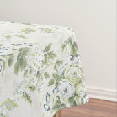 Sagegroene Engelse Chintz Tafelkleed, Koolroos Tafelkleed (Voorbeeld)