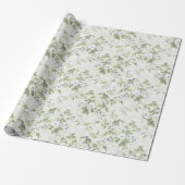 Sagegroene Engelse Chintz-verpakkings papier, kool Cadeaupapier (Uitgerold)