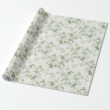 Sagegroene Engelse Chintz-verpakkings papier, kool