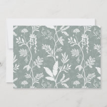 Sagegroene Exotische Jungle Luifel Kunstkaart