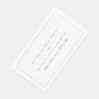 Sagegroene Formele Kalligrafie Elegante Lisstijl Servet
