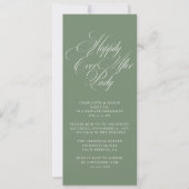 Sagegroene Happily Ever After Receptie Kaart (Voorkant)