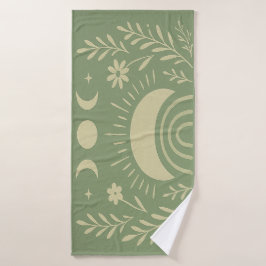 Sagegroene Hemelse Badhanddoek
