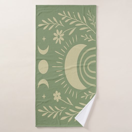 Sagegroene Hemelse Badhanddoek (Badhanddoek)