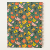 Sagegroene koele funky meisjesachtige trendy planner (Achterkant)