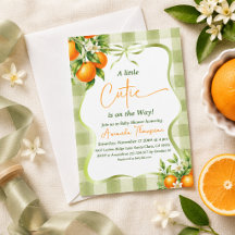 Sagegroene Little Cutie Baby Shower