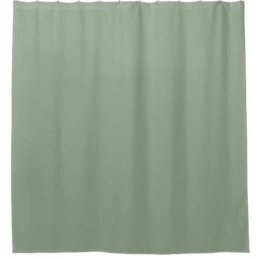 Sagegroene Minimalist Douchegordijn (Voorkant)
