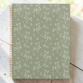 Sagegroene Minimalistische Botanische Blad Planner
