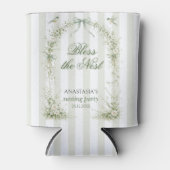 Sagegroene Nesting Party Baby Shower Blikjeskoeler (Voorkant)