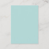 Sagegroene Sieraden Display Business Card Visitekaartje (Achterkant)