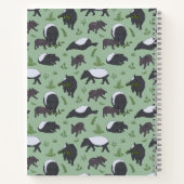Sagegroene Tapir Jungle Fitness Tracker Notitieboek (Achterkant)