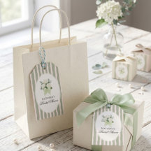 Sagegroene Vintage Bloemenslinger Eenvoudige Bruid
