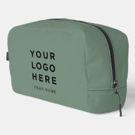 Sagegroene Zakelijke Logo Naam Instagram Reizen Toilettasje